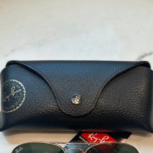 Rayban Aviator Classic Black Lenses With Case
